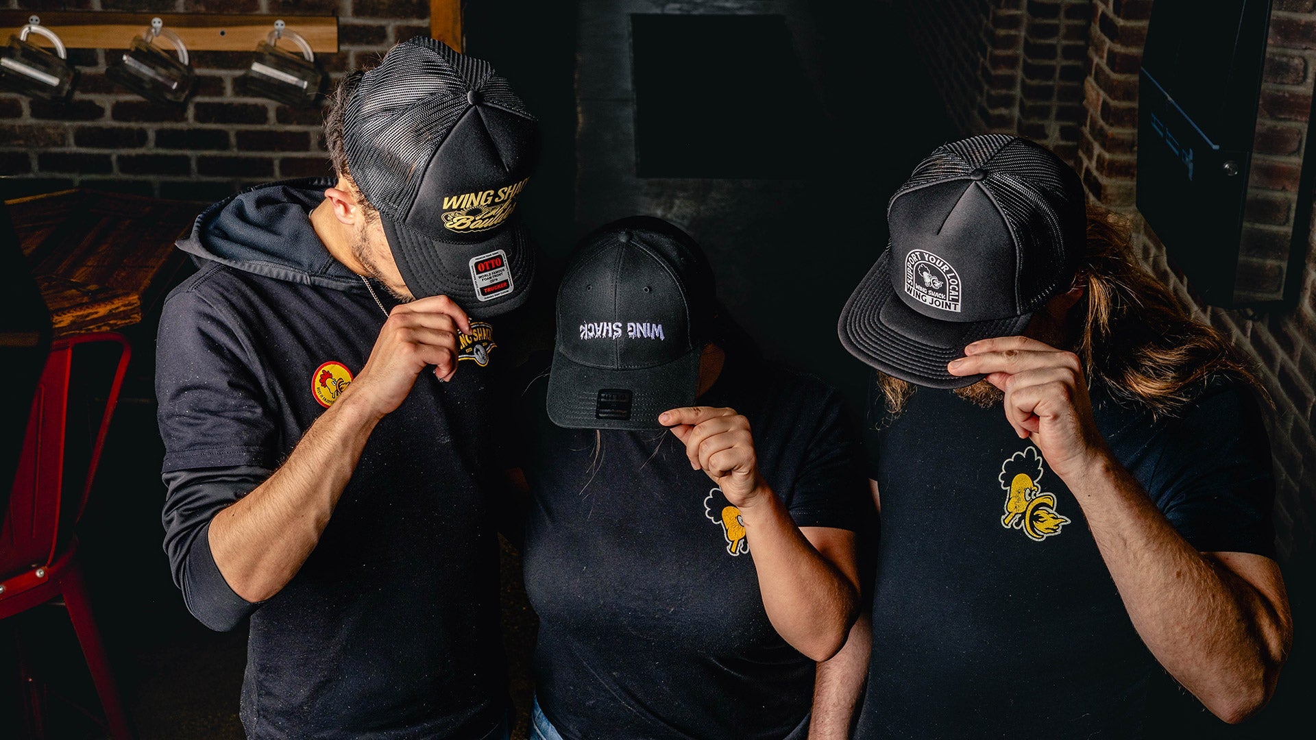 Three Wing Shack Branded Hats