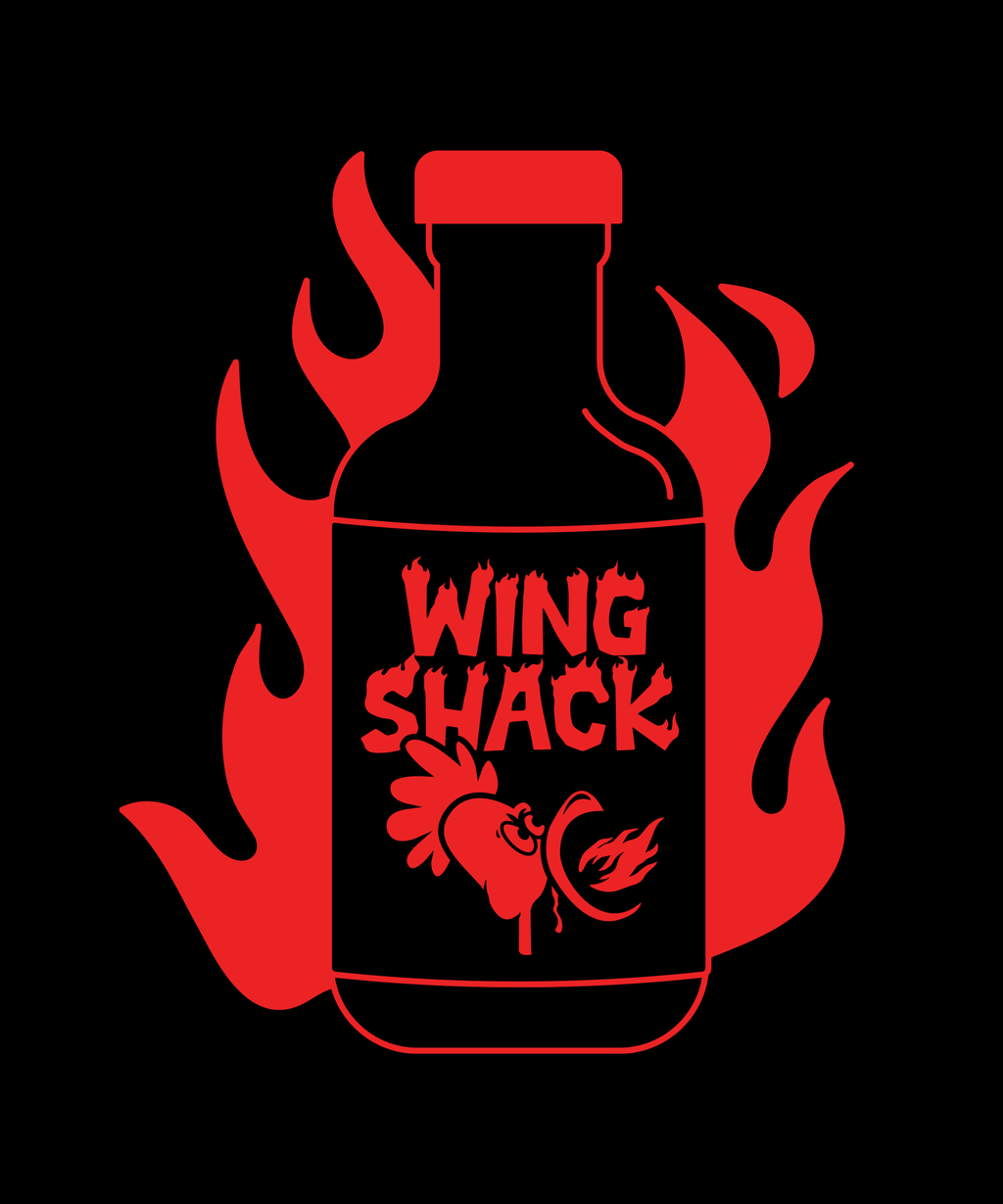 Wing Shack Stay Saucy Zip-Up Hoodie