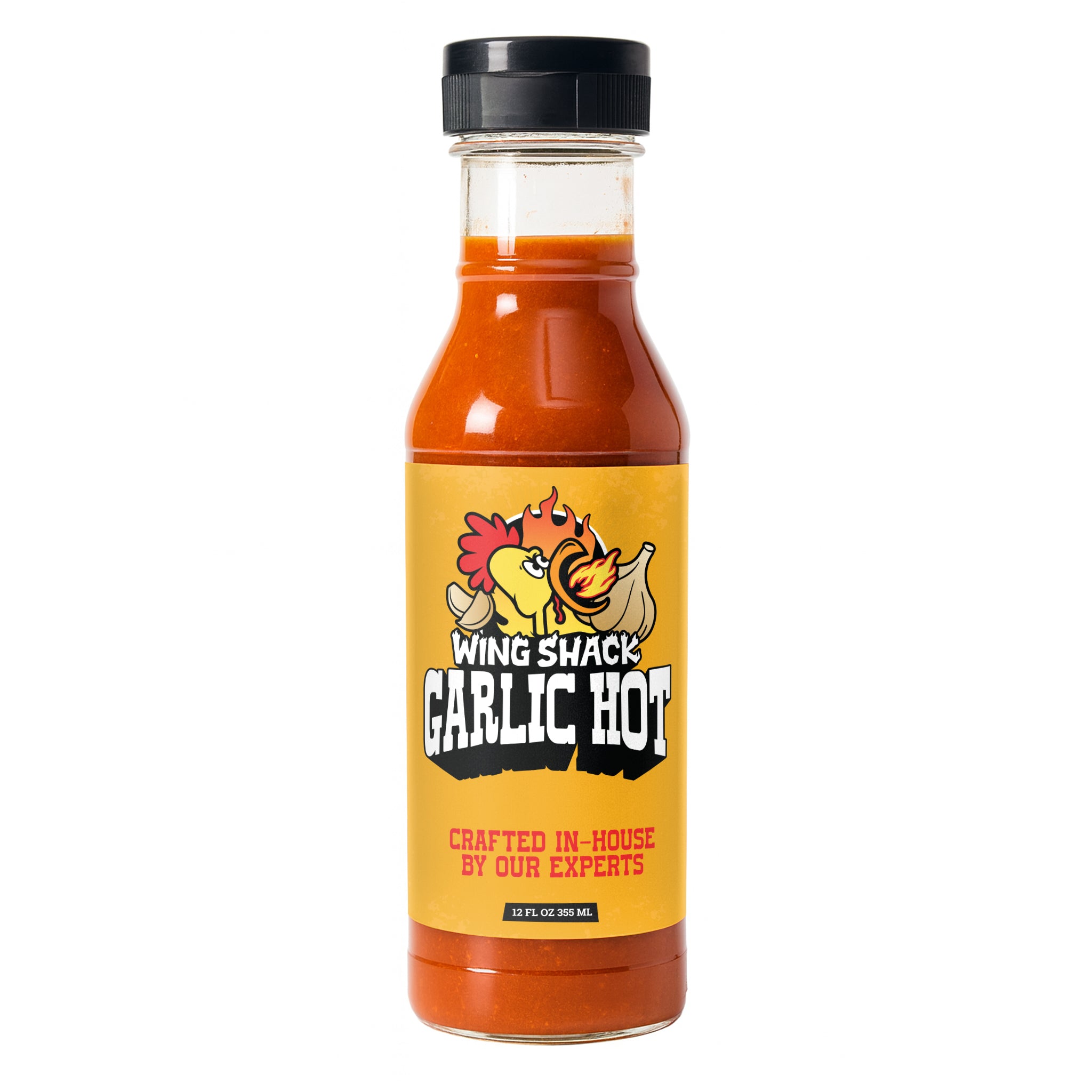 Wing Shack Garlic Hot Sauce - 12 oz Bottle