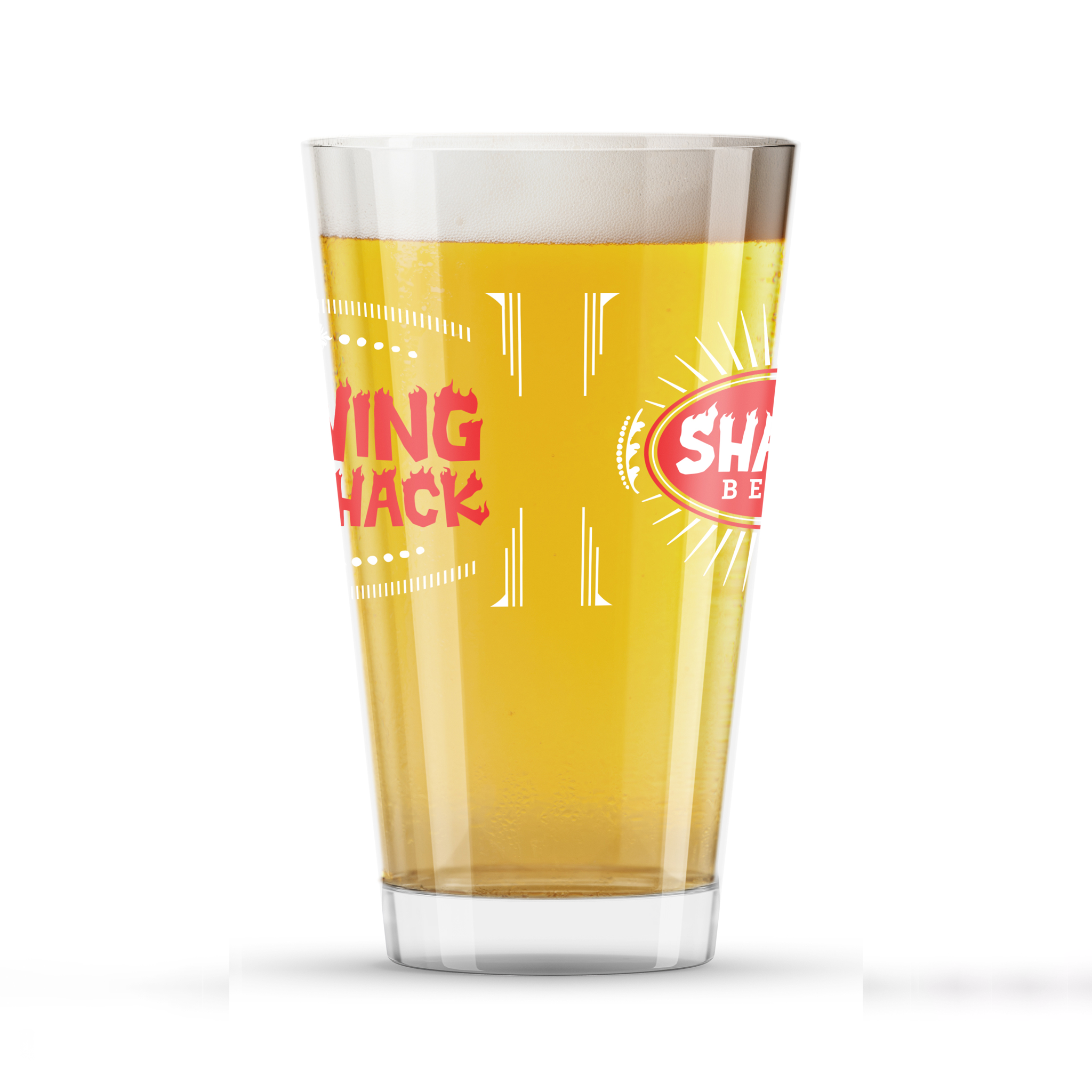 Wing Shack Pint Glass – Shack Beer Edition